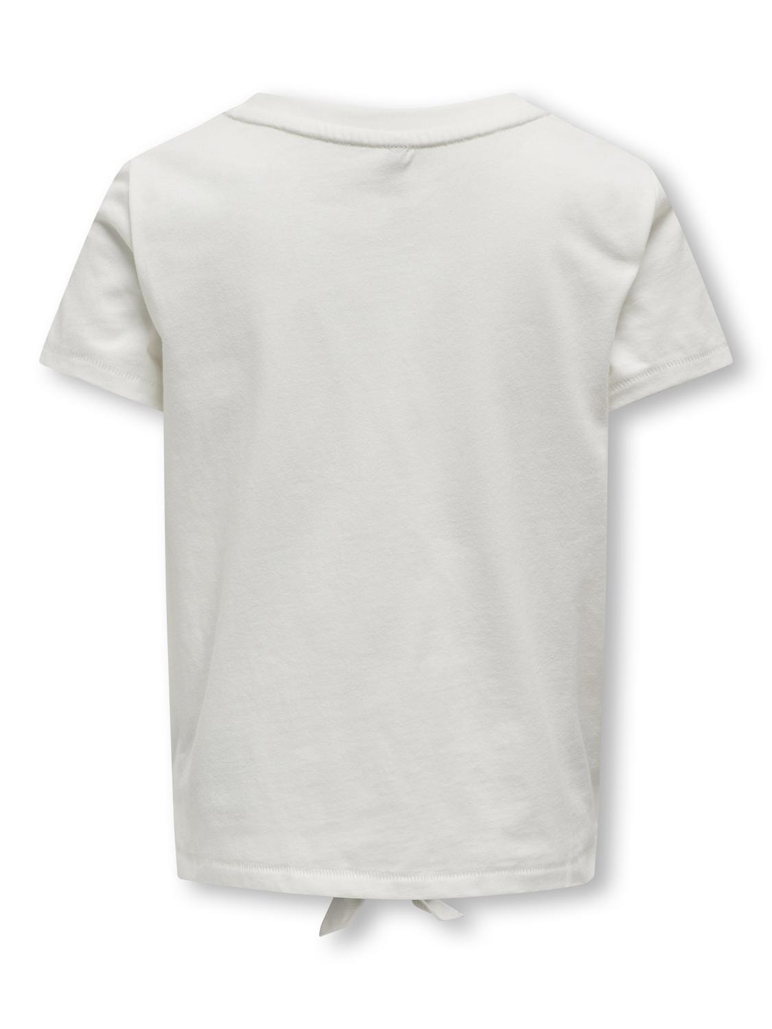 ONLY Normal geschnitten Rundhals T-Shirt -Cloud Dancer - 15317683