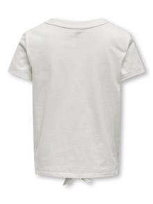 ONLY Normal passform O-ringning T-shirt -Cloud Dancer - 15317683
