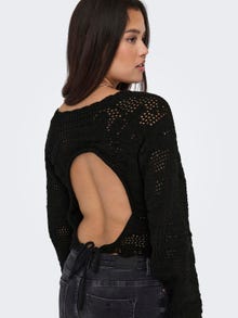 ONLY Round Neck Pullover -Black - 15317706