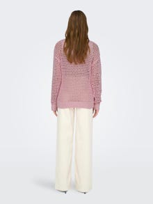 ONLY O-ringning Pullover -Candy Pink - 15317718