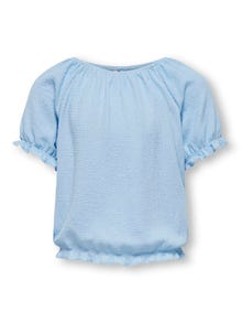 ONLY Regular fit Off-shoulder Pofmouwen Top -Clear Sky - 15317870