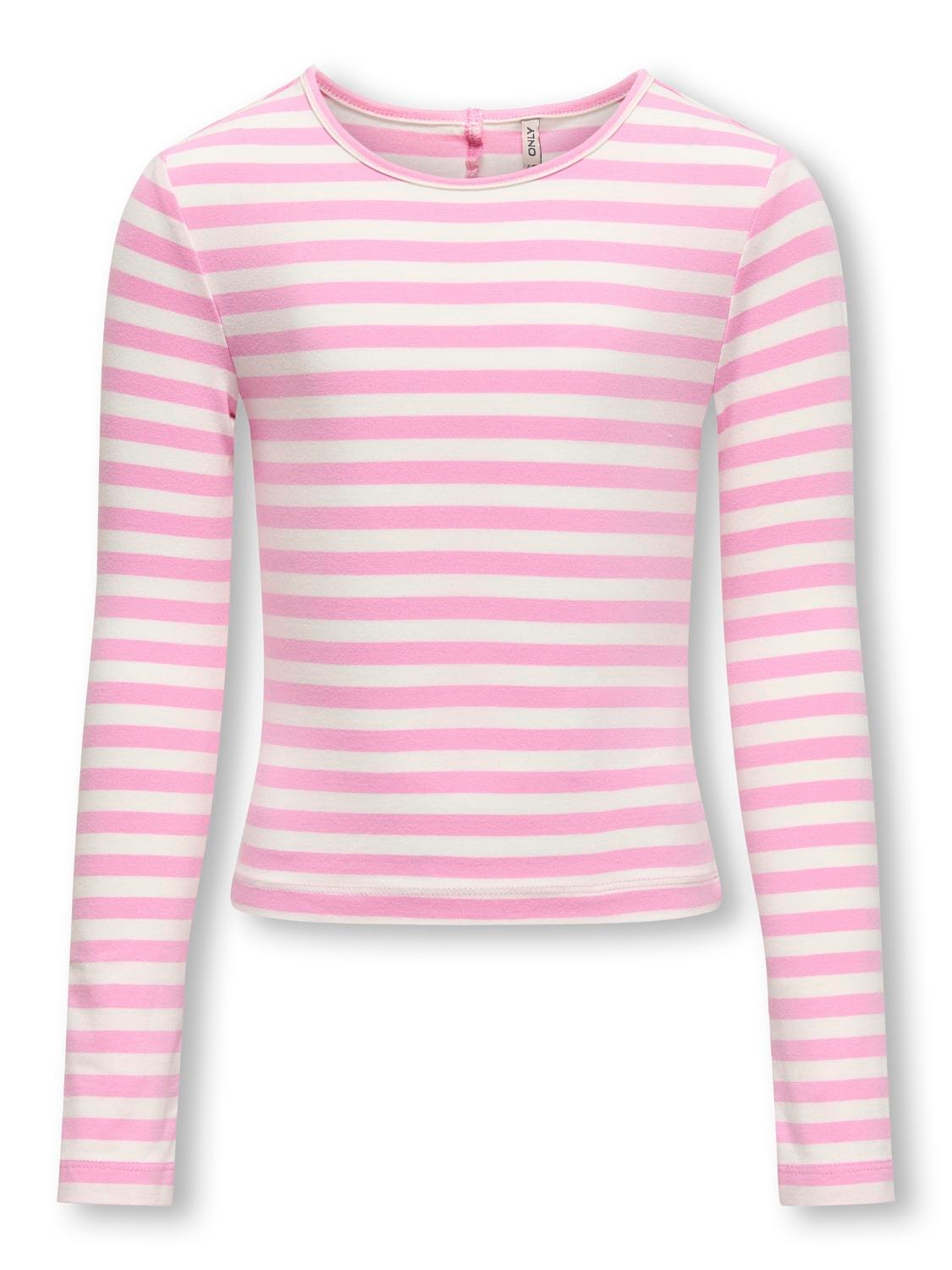 ONLY Top Regular Fit Paricollo -Begonia Pink - 15317871