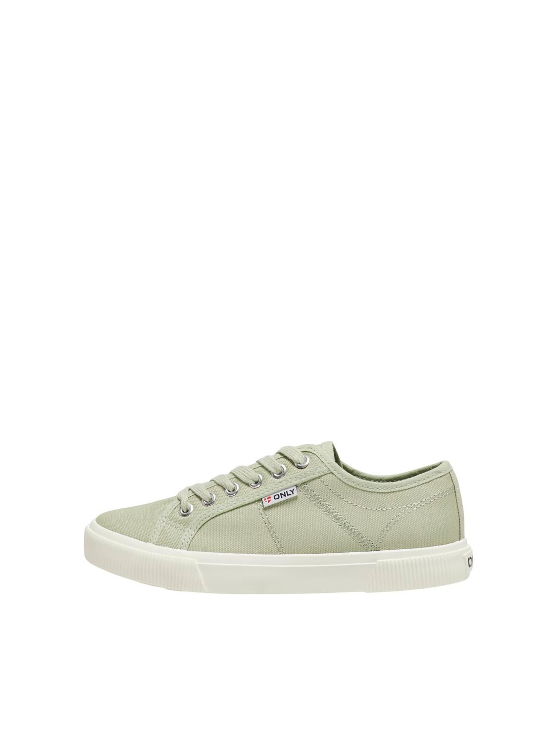 ONLY Canvas sneakers -Granite Green - 15318098