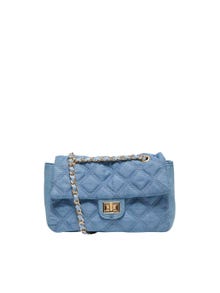 ONLY Quilted crossover bag -Blue Denim - 15318222