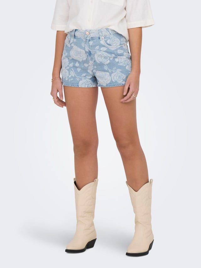ONLY Normal geschnitten Hohe Taille Shorts - 15318282