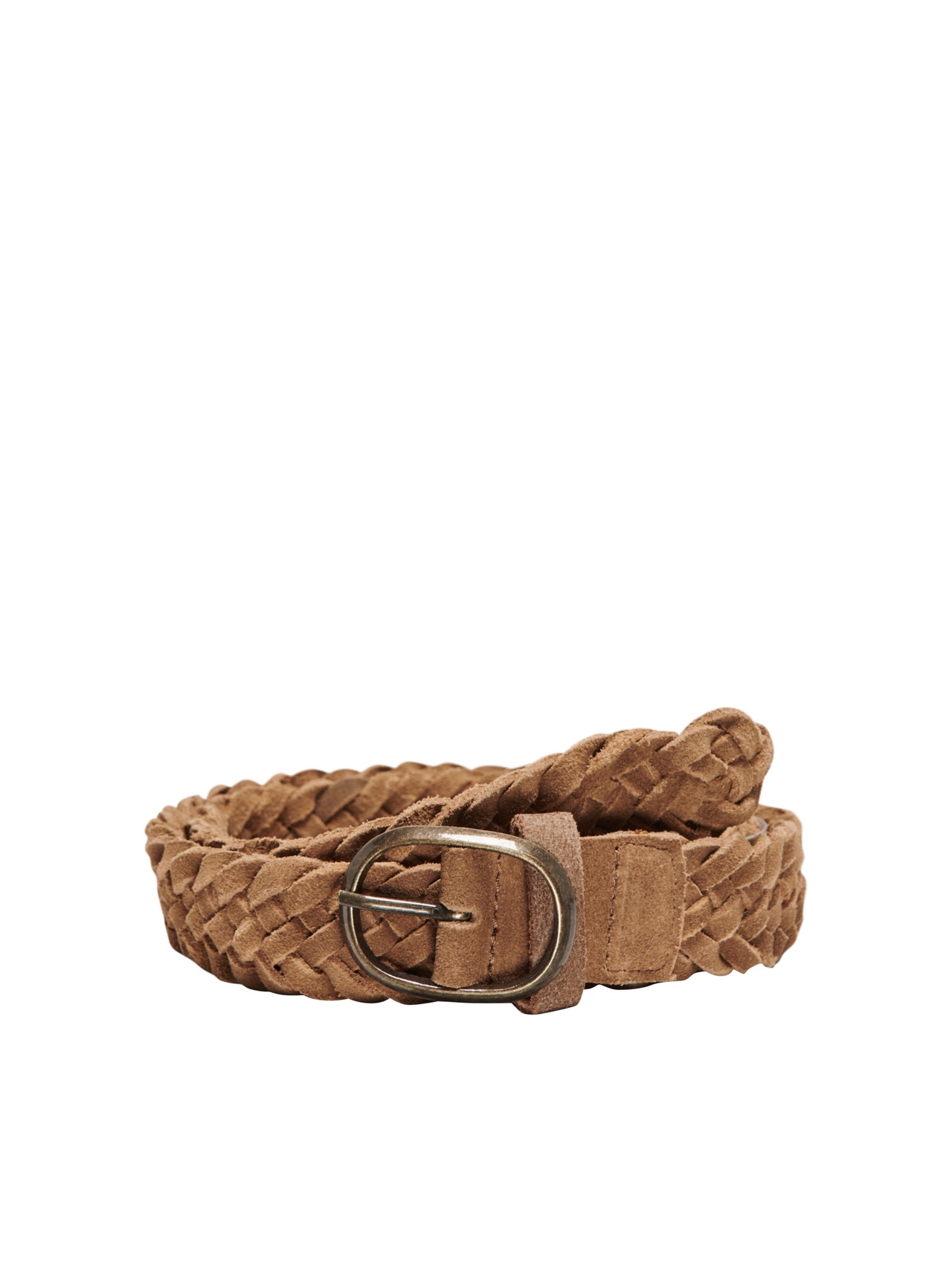 ONLY Braided leather belt -Adobe - 15318314