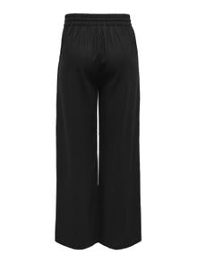 ONLY Pantalons Loose Fit Taille haute -Black - 15318361