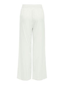 ONLY Loose fit High waist Broeken -Bright White - 15318361