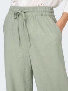 ONLY Loose Fit High waist Trousers -Desert Sage - 15318361