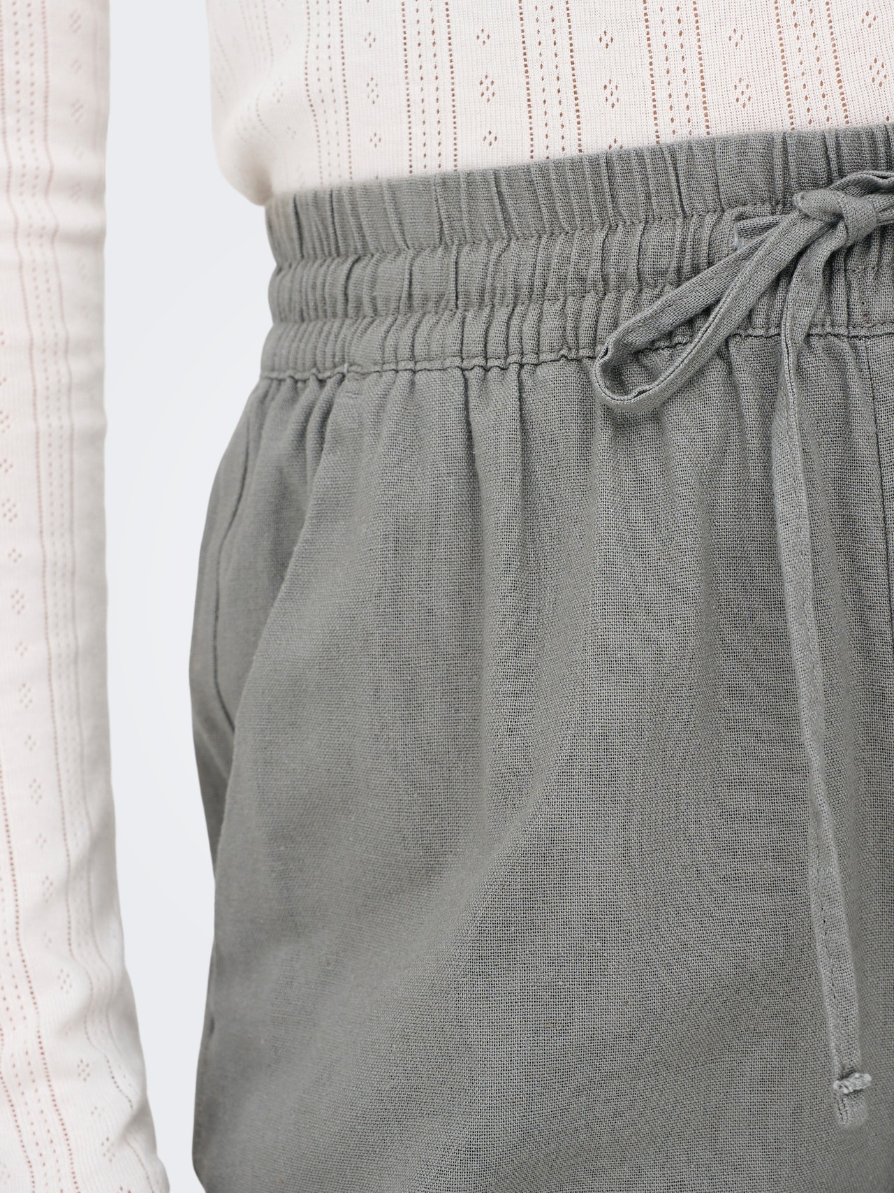 ONLY Brīvs fit Augsts viduklis Bikses -Wild Dove - 15318361