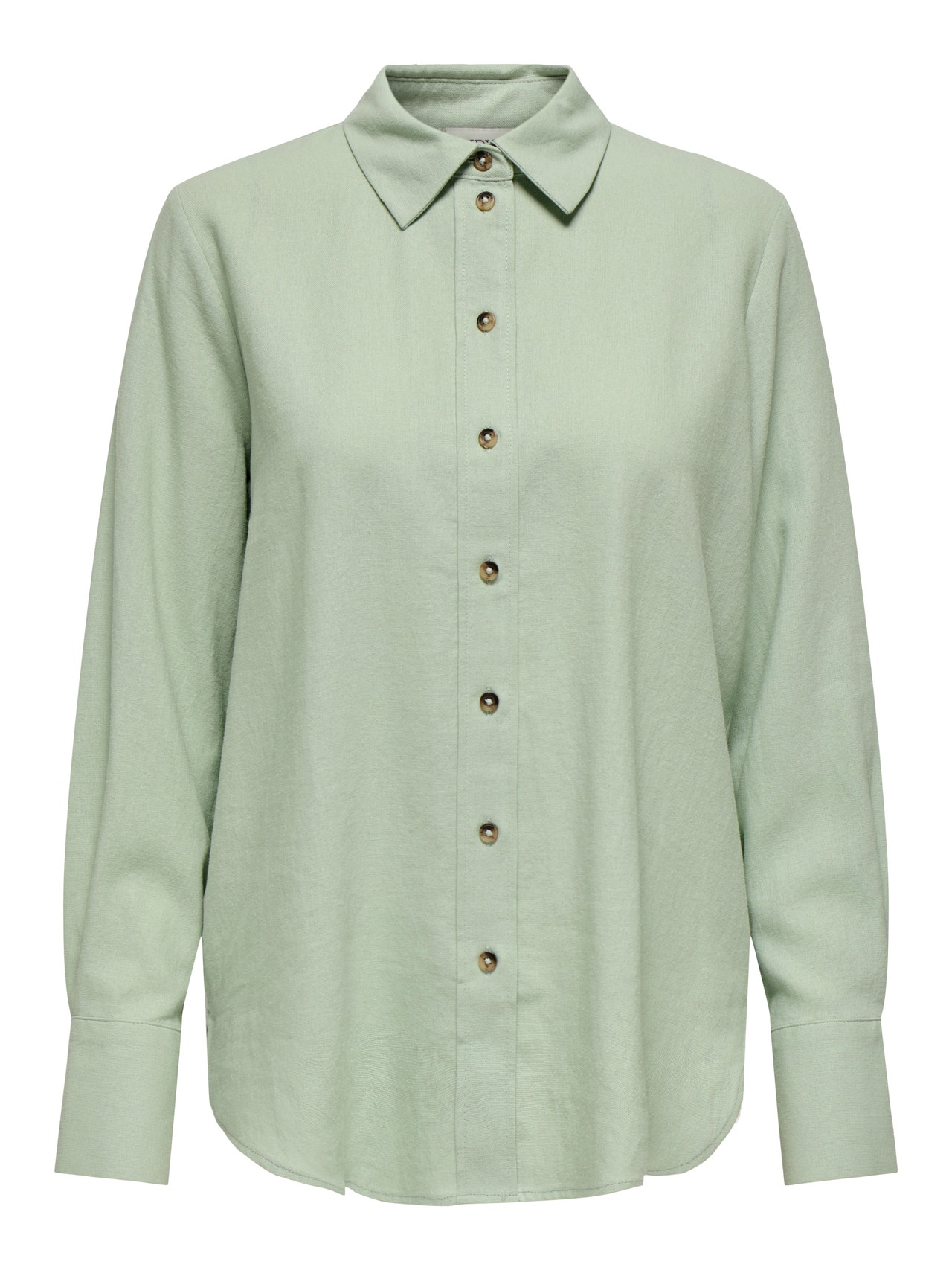 ONLY Loose fit linen shirt -Desert Sage - 15318364