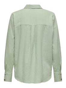 ONLY Loose fit linen shirt -Desert Sage - 15318364