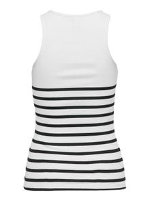 ONLY O-hals tanktop -Bright White - 15318407