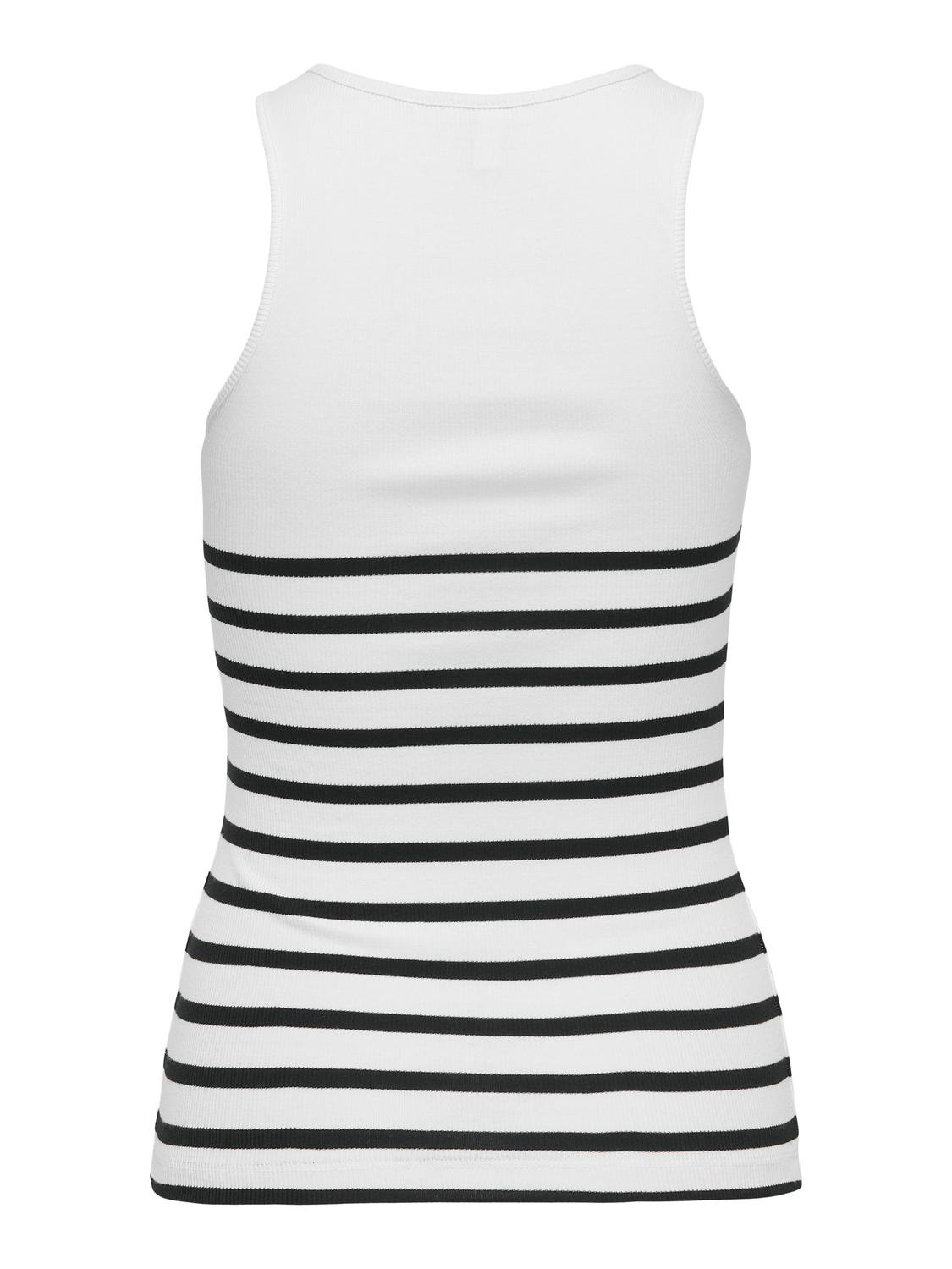 ONLY O-neck tank top -Bright White - 15318407