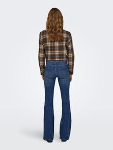 ONLY ONLRose High Waist Falred Jeans -Medium Blue Denim - 15318462