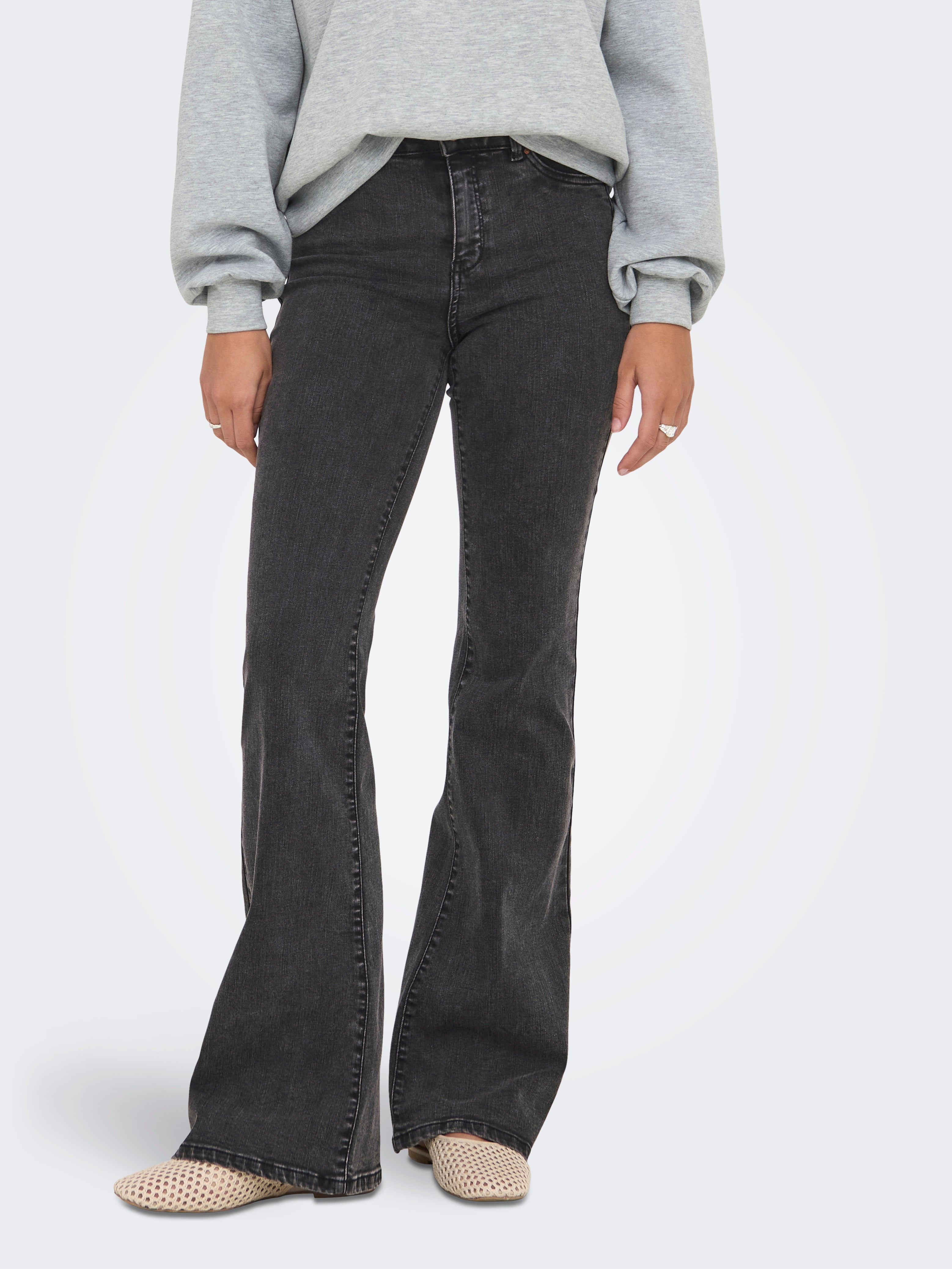 Onlrose Hohe Taille Flared Jeans