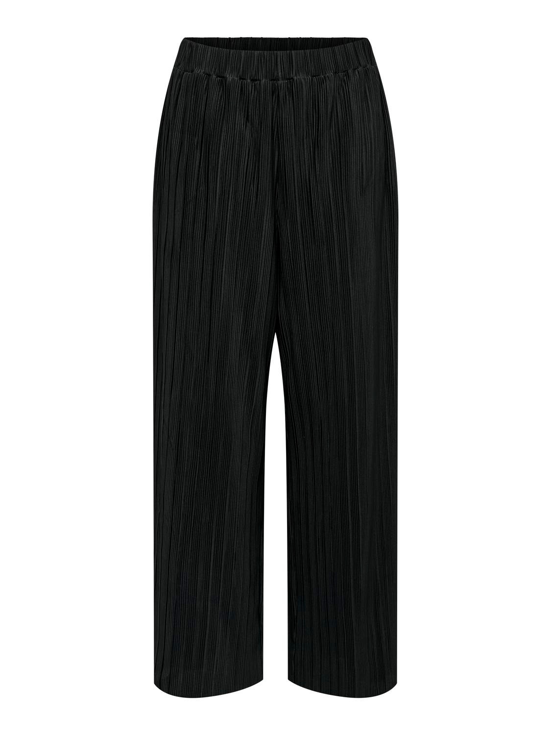 ONLY Regular Fit Trousers -Black - 15318505