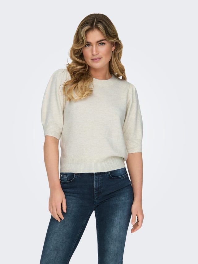 ONLY Knit Fit Round Neck Pullover - 15318551