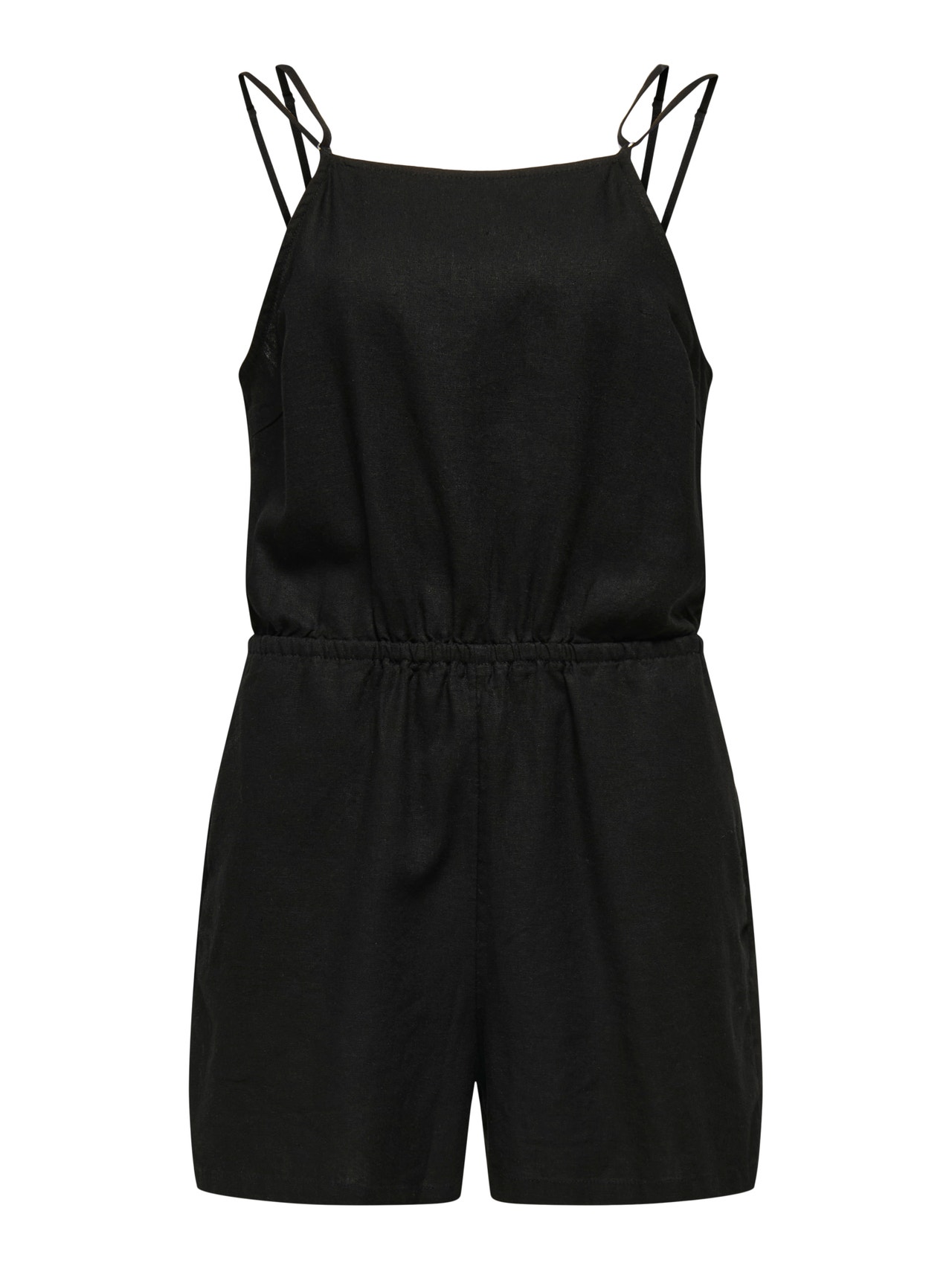 ONLY Jumpsuit med elastik i taljen -Black - 15318559