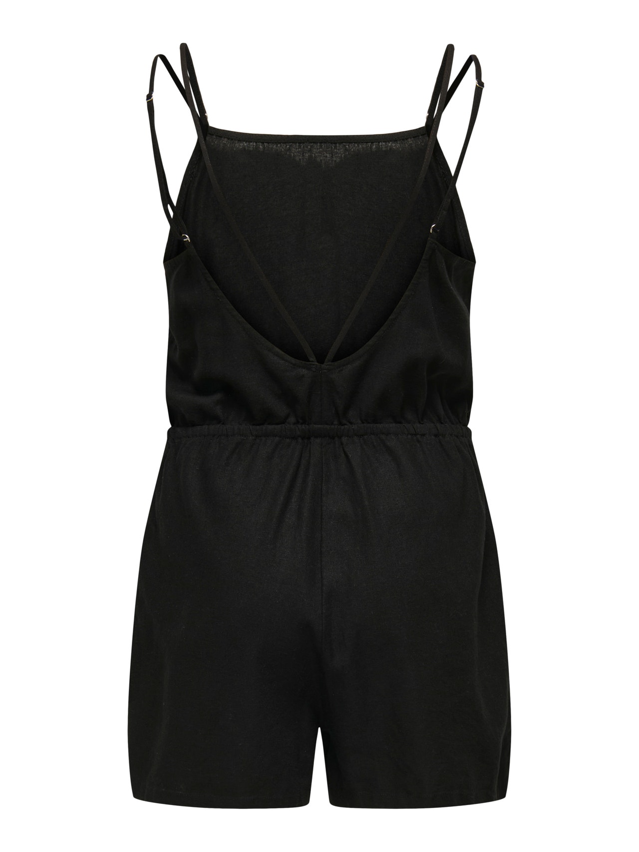 ONLY Jumpsuit med elastik i taljen -Black - 15318559