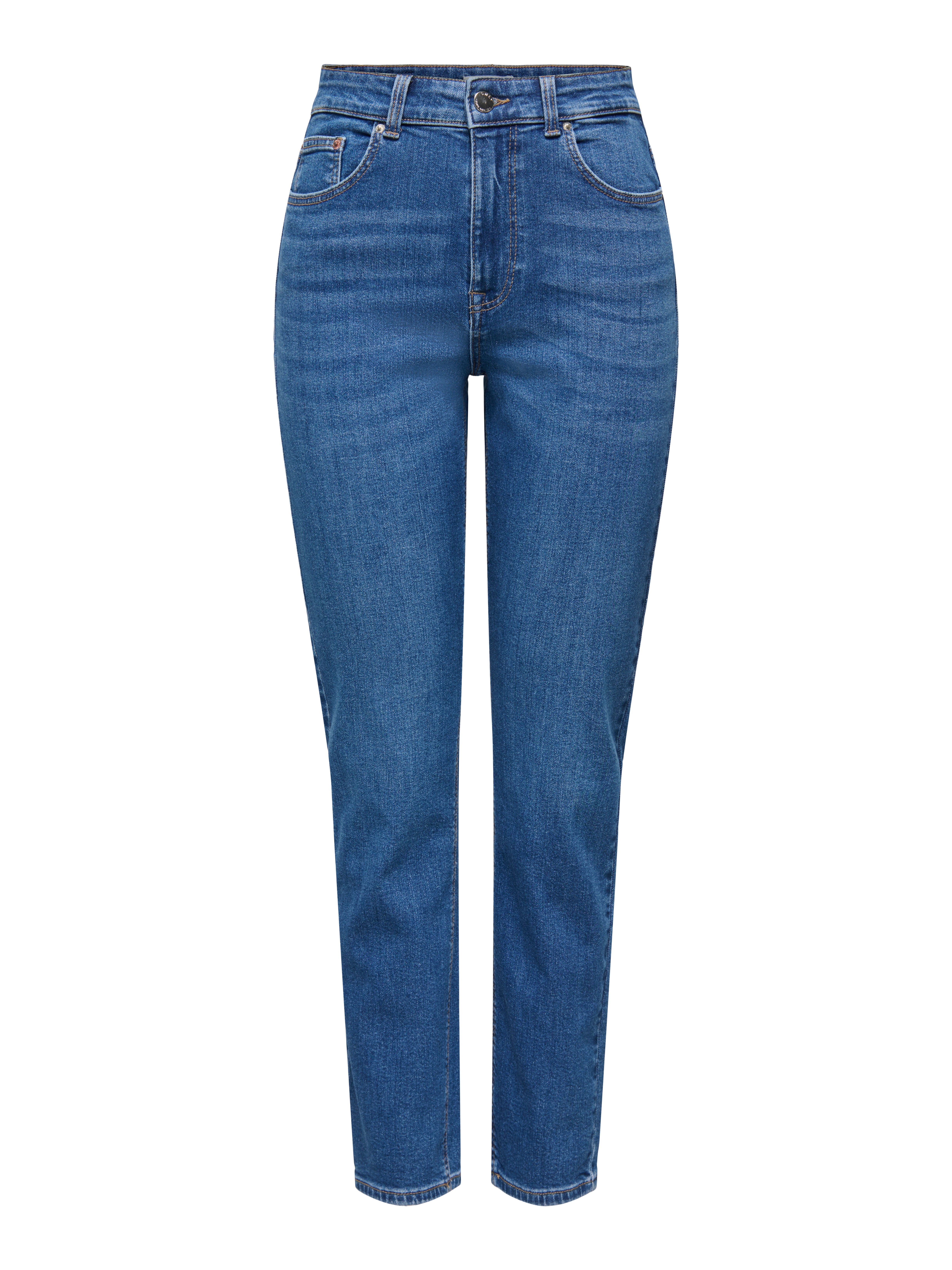 Thumbnail - Onlemel Hohe Taille Gerade Geschnitten Jeans