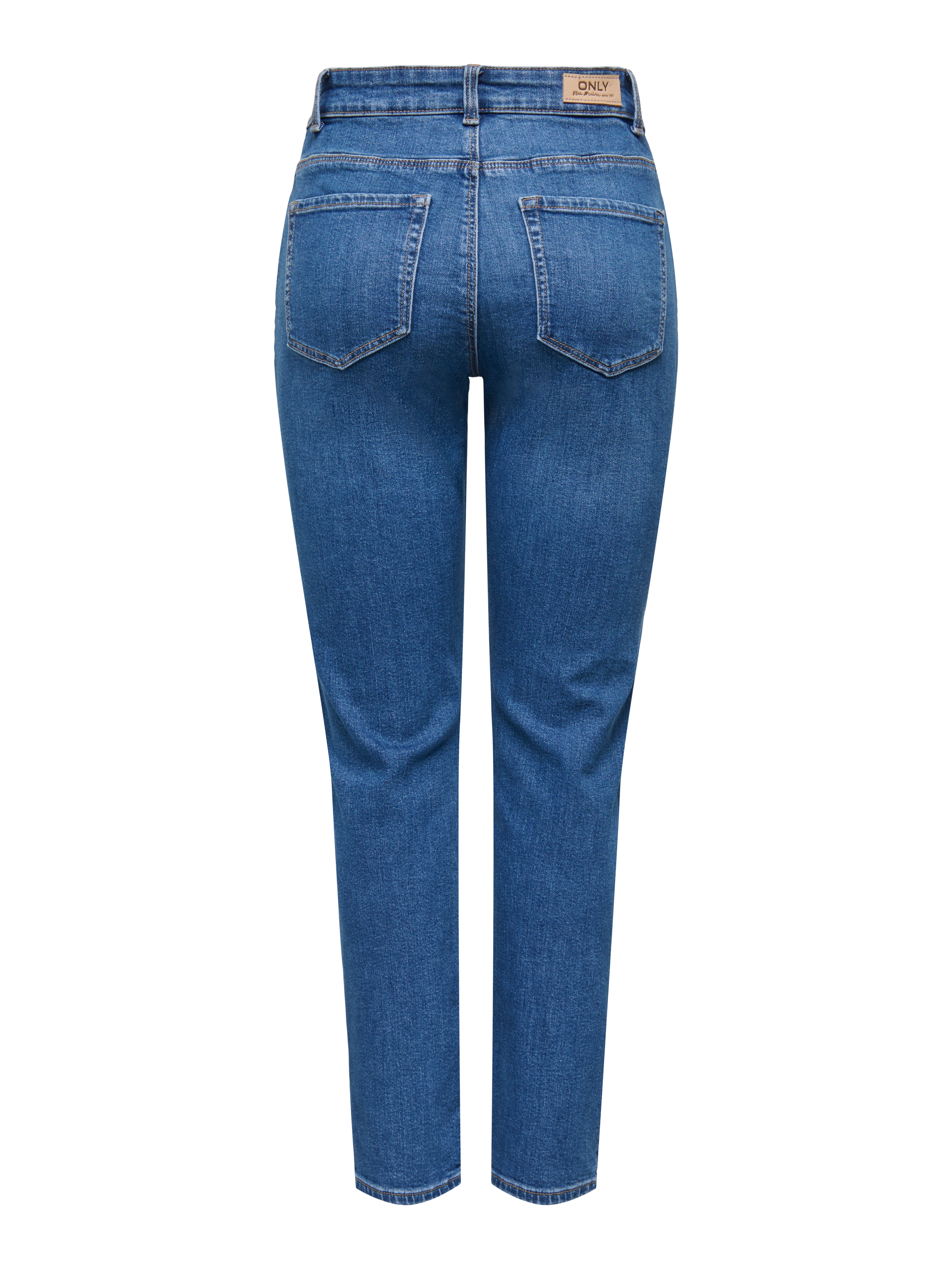 Thumbnail - Onlemel Hohe Taille Gerade Geschnitten Jeans