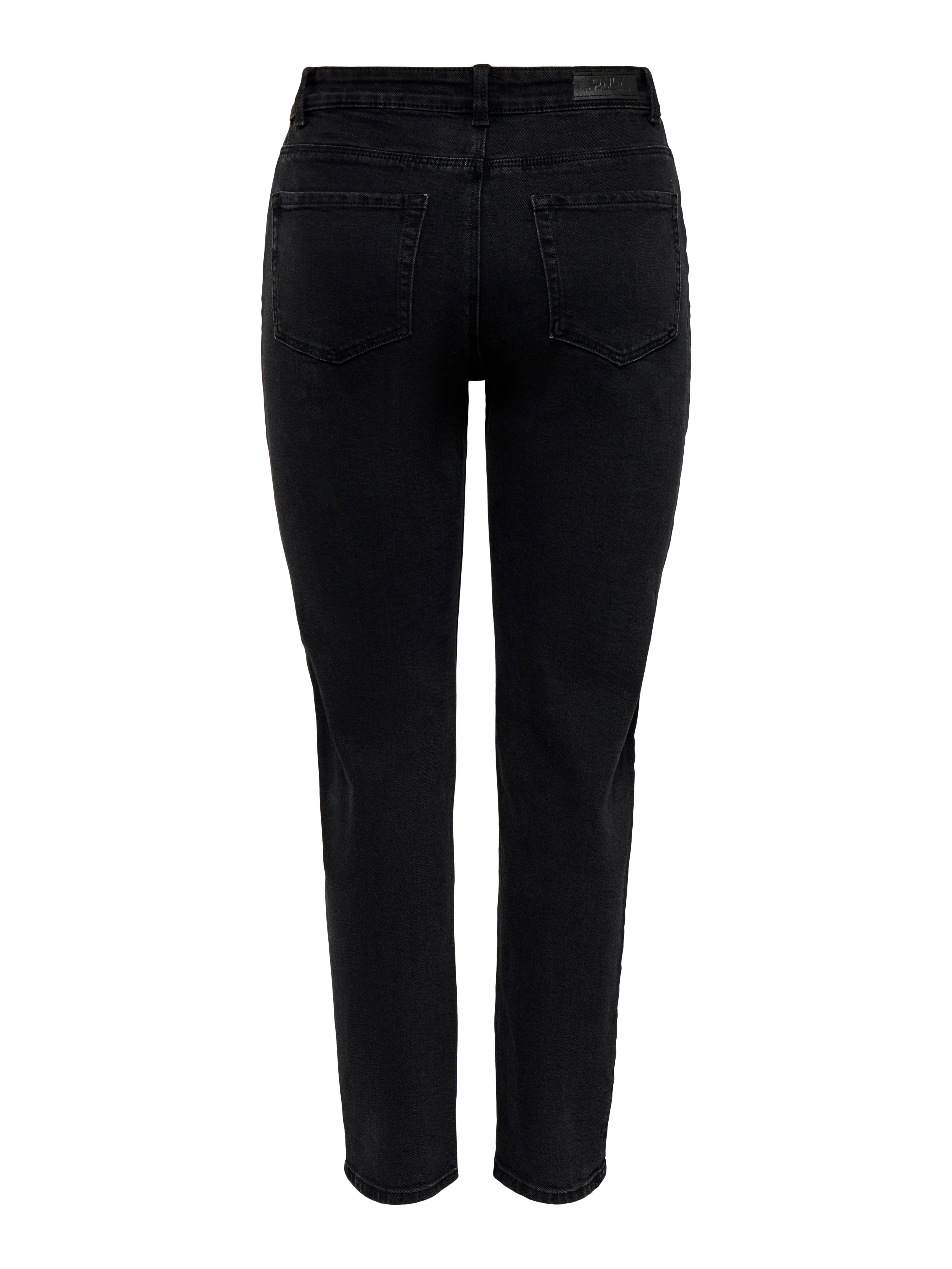 Thumbnail - Onlemel Hohe Taille Gerade Geschnitten Jeans