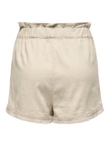 ONLY Shorts med mellemhøj talje -Oxford Tan - 15318569