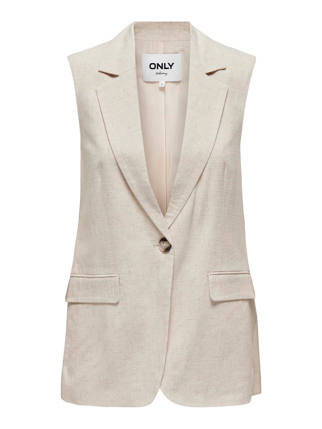 ONLY Tailored waistcoat -Moonbeam - 15318587