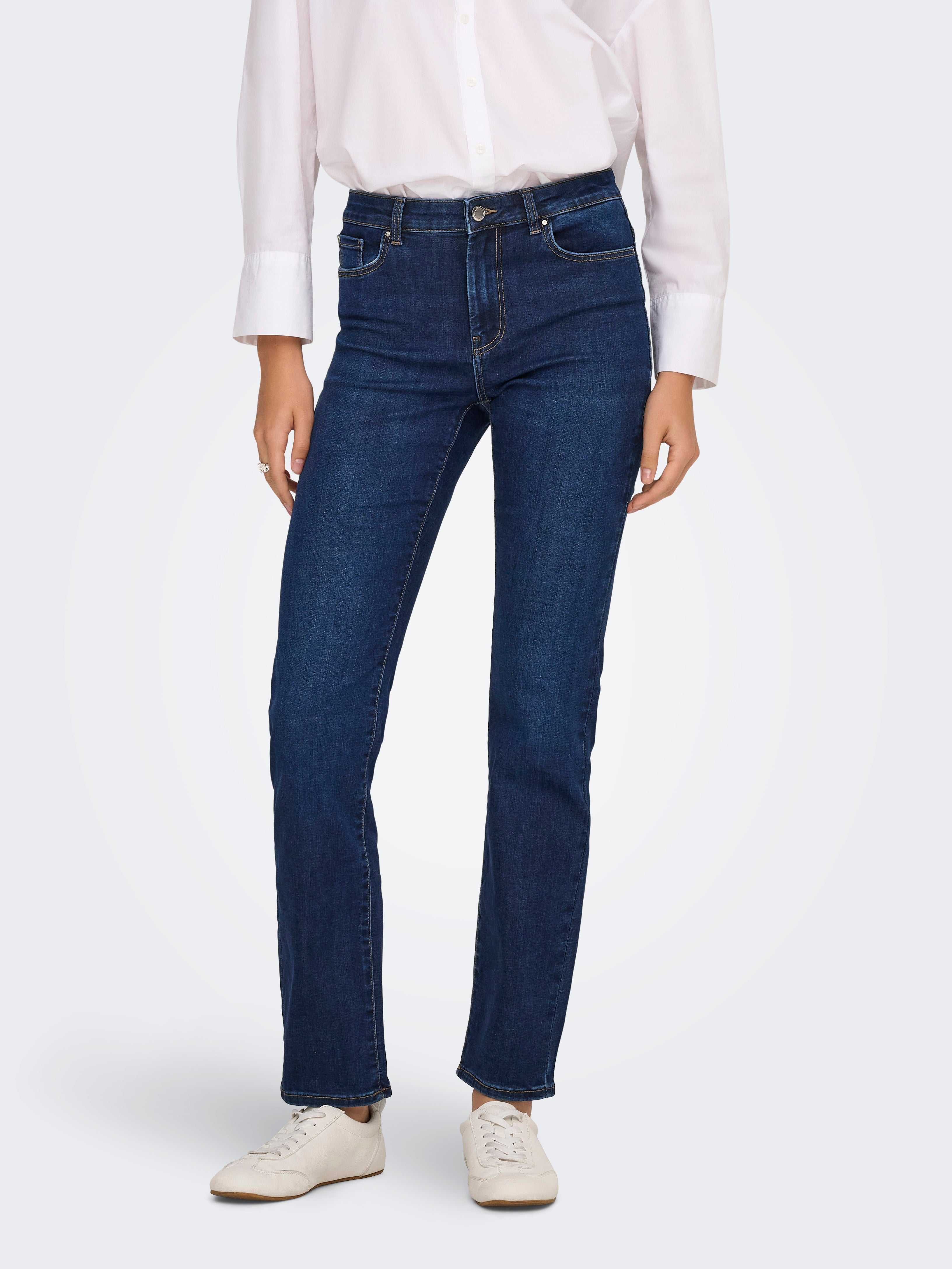 Thumbnail - Onllouie Mittlere Taille Slim Fit Jeans