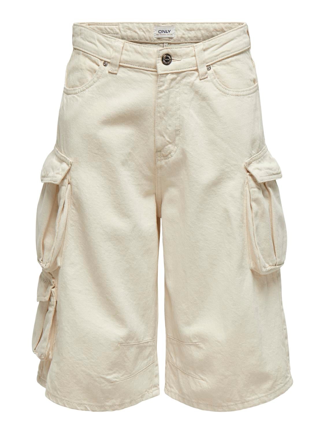 Thumbnail - Onlmira Hohe Taille Locker Geschnitten Jeans-shorts