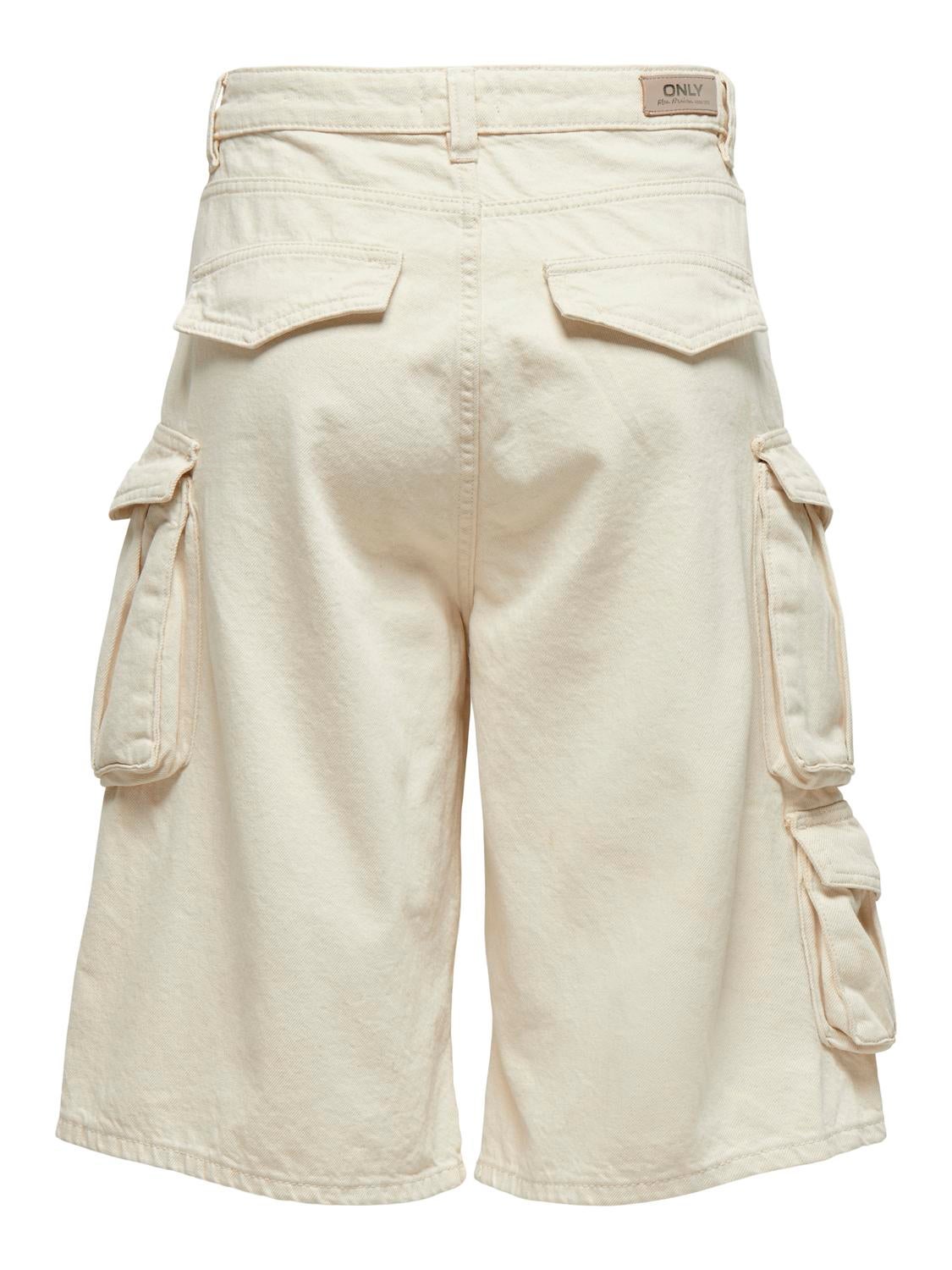 Thumbnail - Onlmira Hohe Taille Locker Geschnitten Jeans-shorts