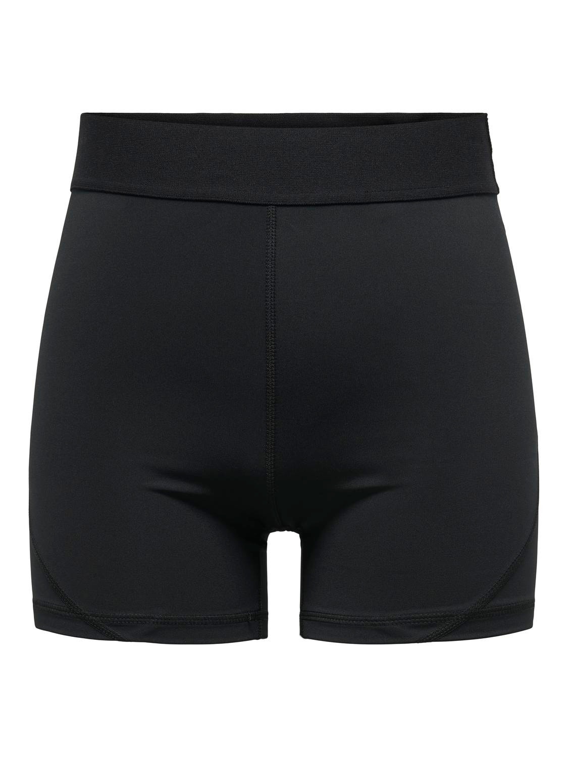 ONLY Enger Schnitt Hohe Taille Shorts -Black - 15318632