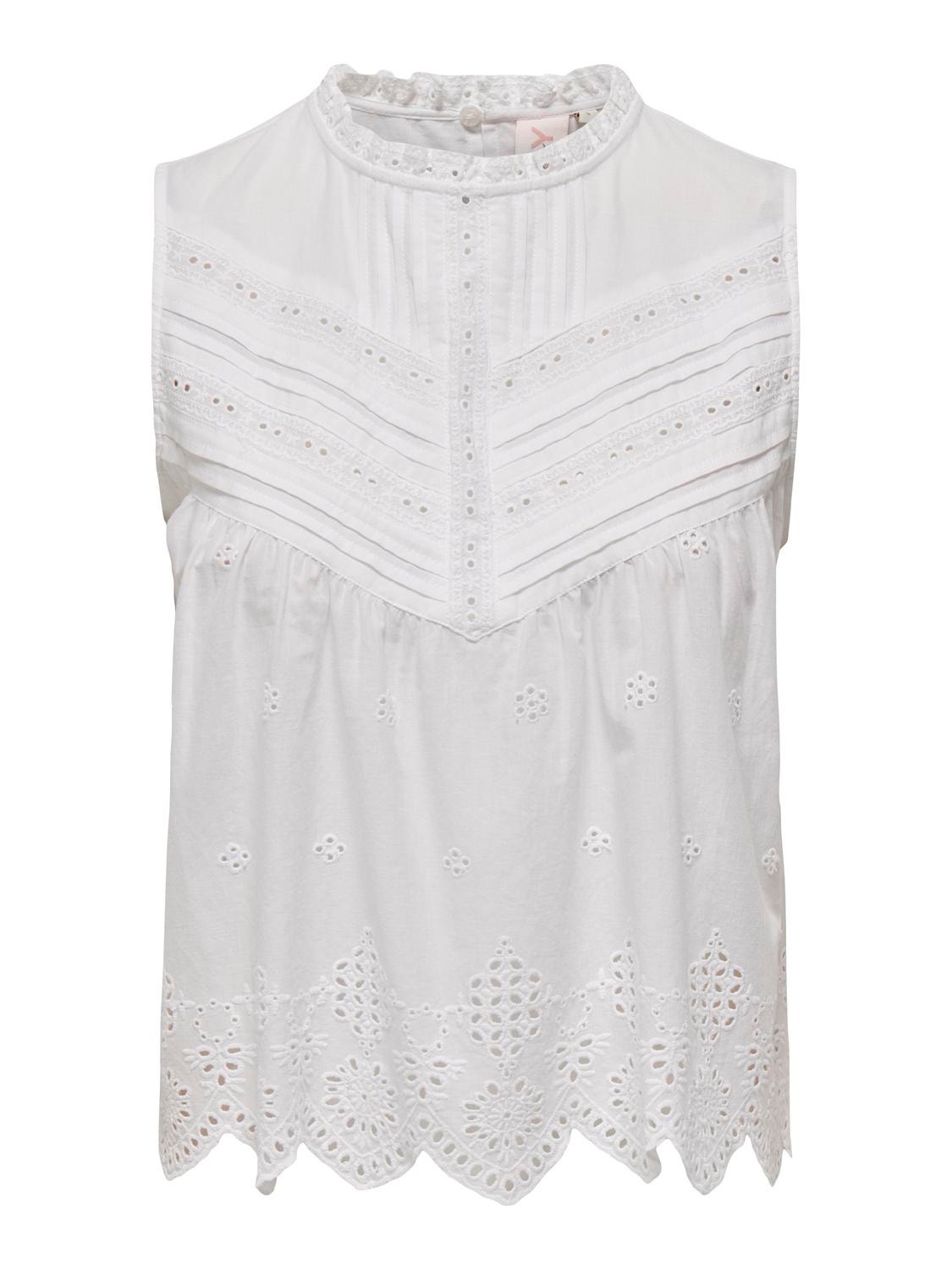 ONLY Regular fit O-hals Top -Bright White - 15318653