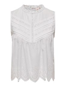 ONLY Tops Regular Fit Col rond -Bright White - 15318653