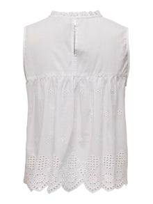 ONLY Regular Fit Round Neck Top -Bright White - 15318653