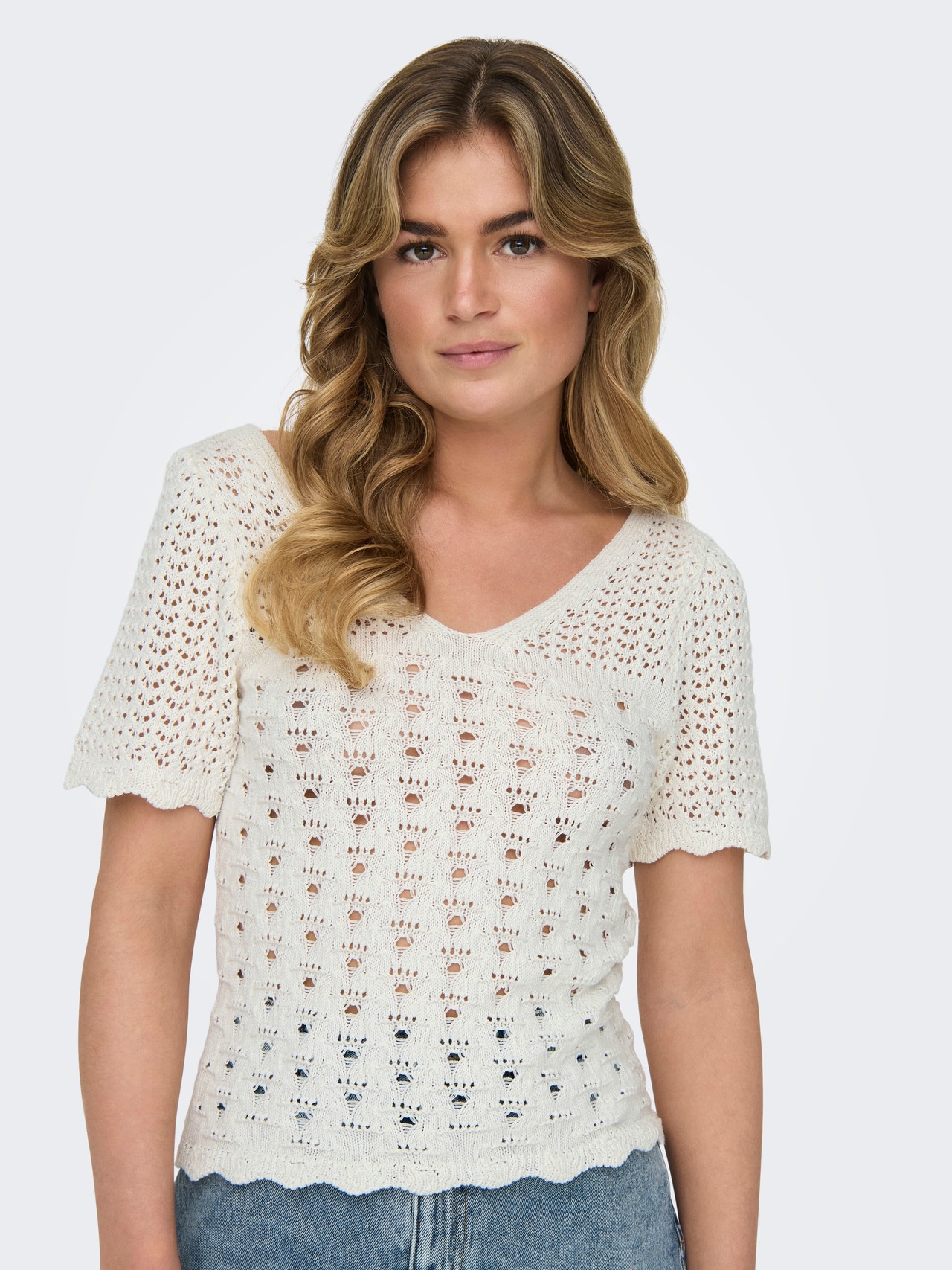 ONLY ONLBECCA Top -Cloud Dancer - 15318713