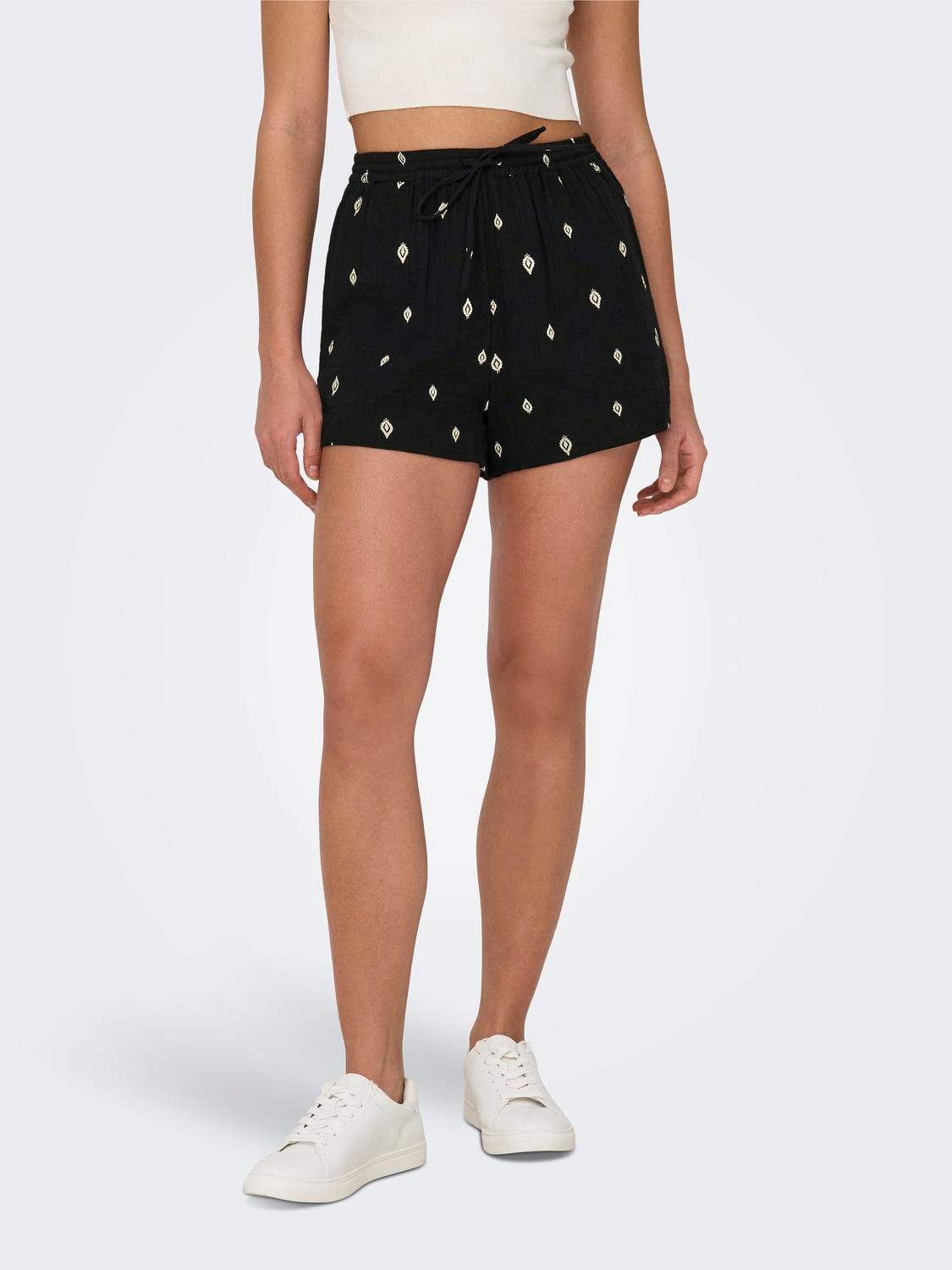 ONLY Relaxed Fit Shorts -Black - 15318754