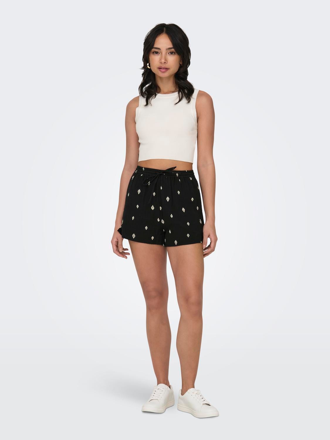 ONLY Relaxed Fit Shorts -Black - 15318754