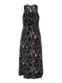 ONLY Normal geschnitten Trapezausschnitt Langes Kleid -Black - 15318885