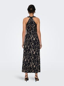 ONLY Normal geschnitten Trapezausschnitt Langes Kleid -Black - 15318885