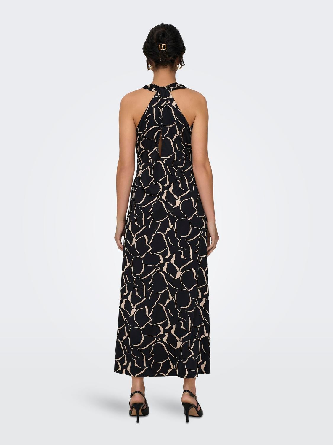 ONLY Regular Fit Square neck Long dress -Black - 15318885