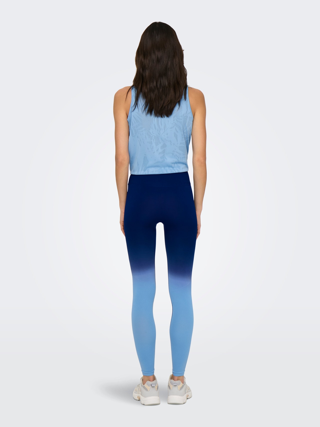 ONLY Enger Schnitt Hohe Taille Leggings -Blissful Blue - 15318911