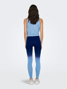 ONLY Tight fit leggings med høj talje -Blissful Blue - 15318911