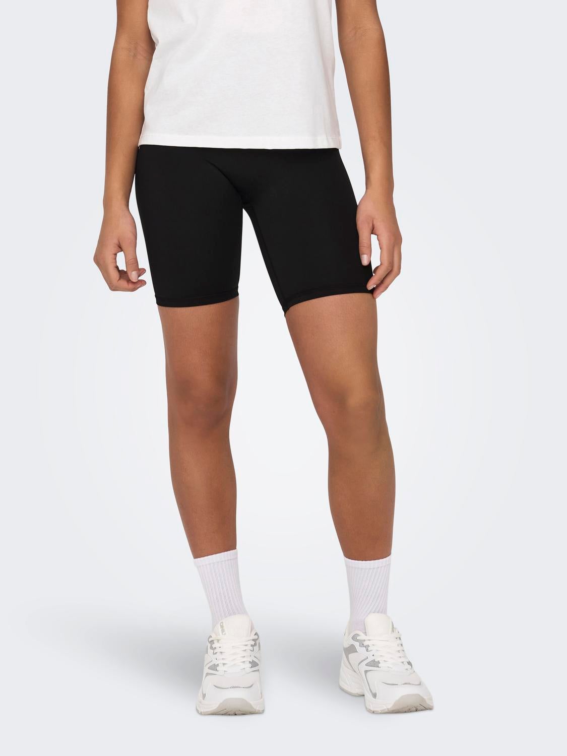 Onpjam-sana-3 Hohe Taille Enger Schnitt Trainingsshorts