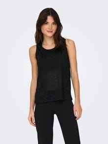ONLY Loose fit O-hals Tanktopp -Black - 15318941