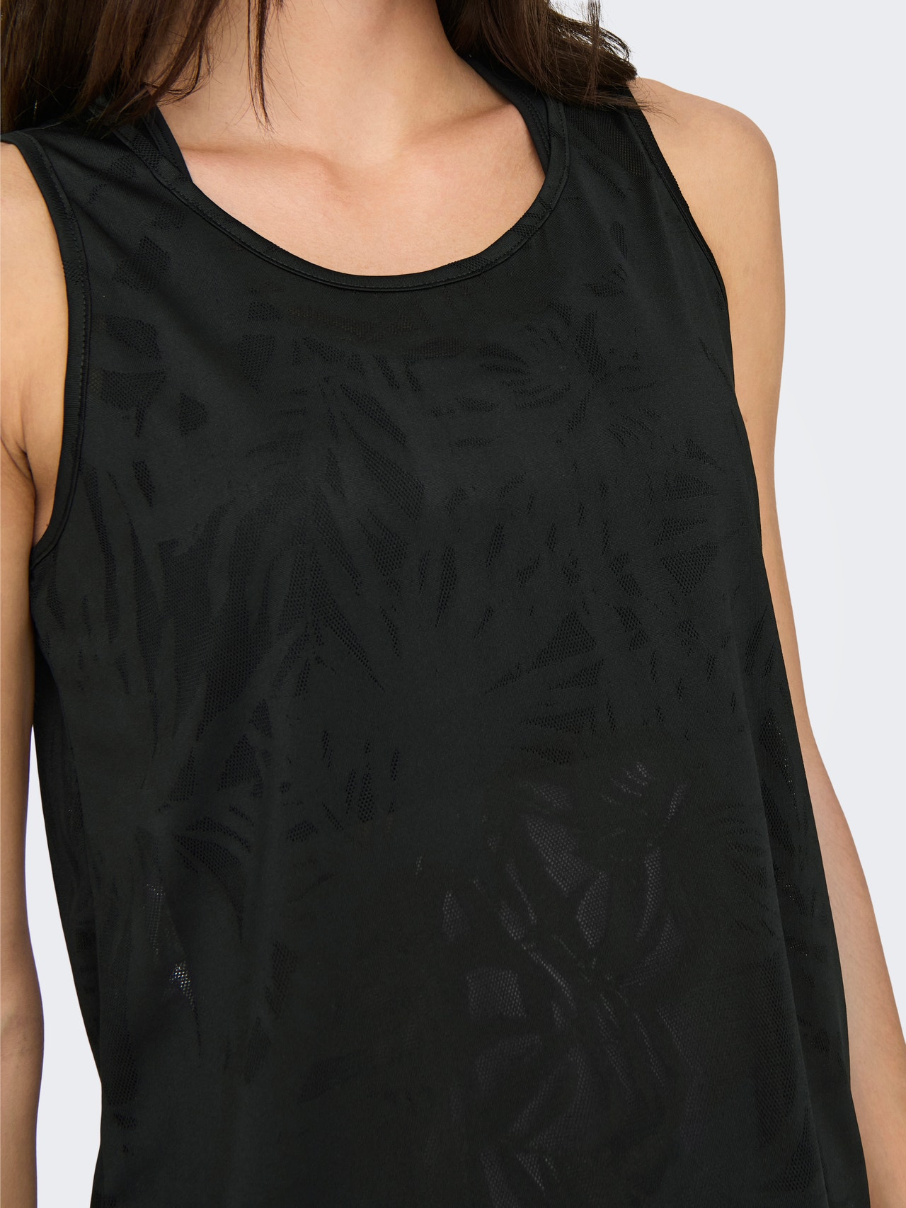 ONLY Training top with pattern -Black - 15318941