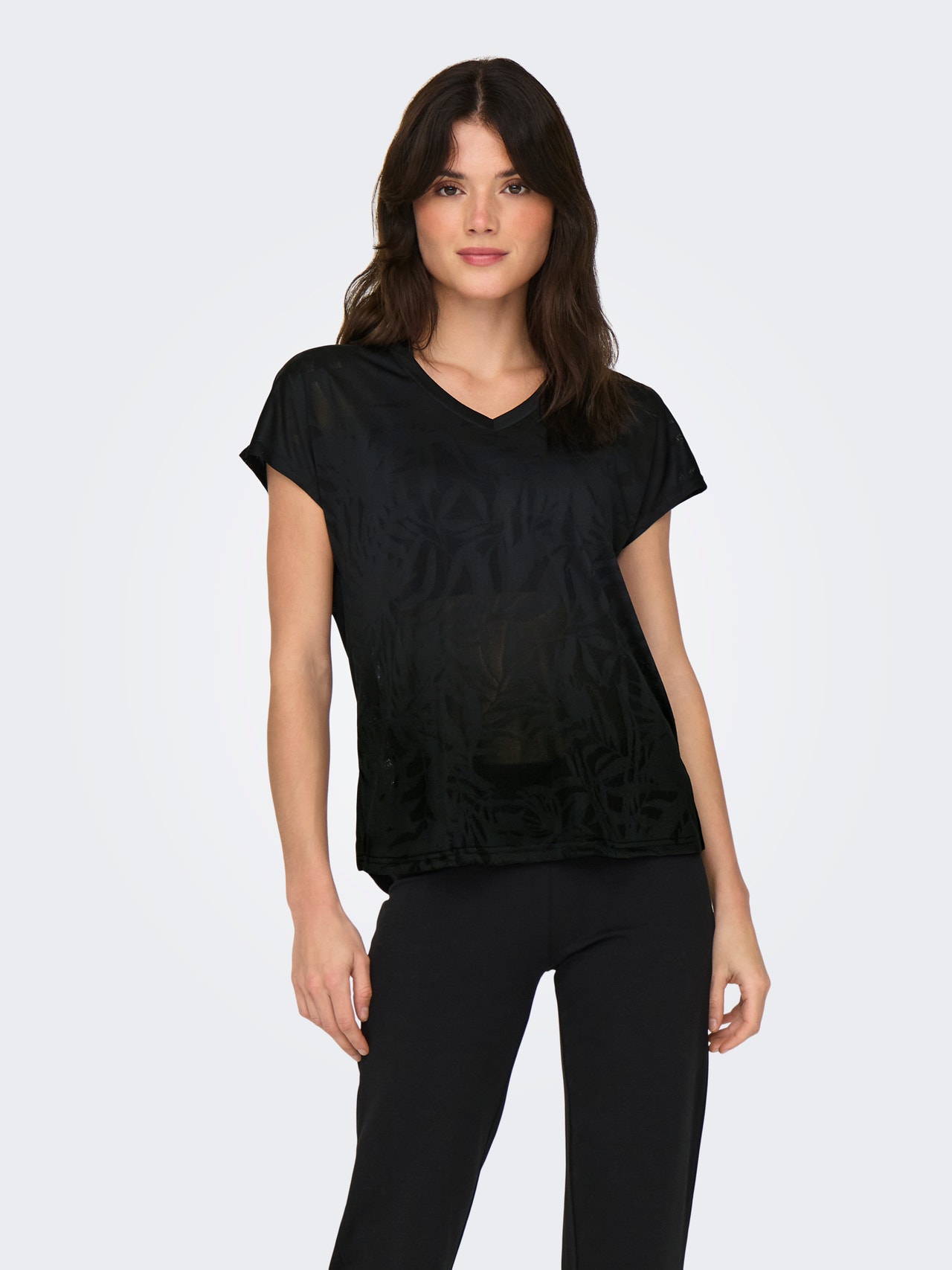 ONLY Batwing t-shirt -Black - 15318944