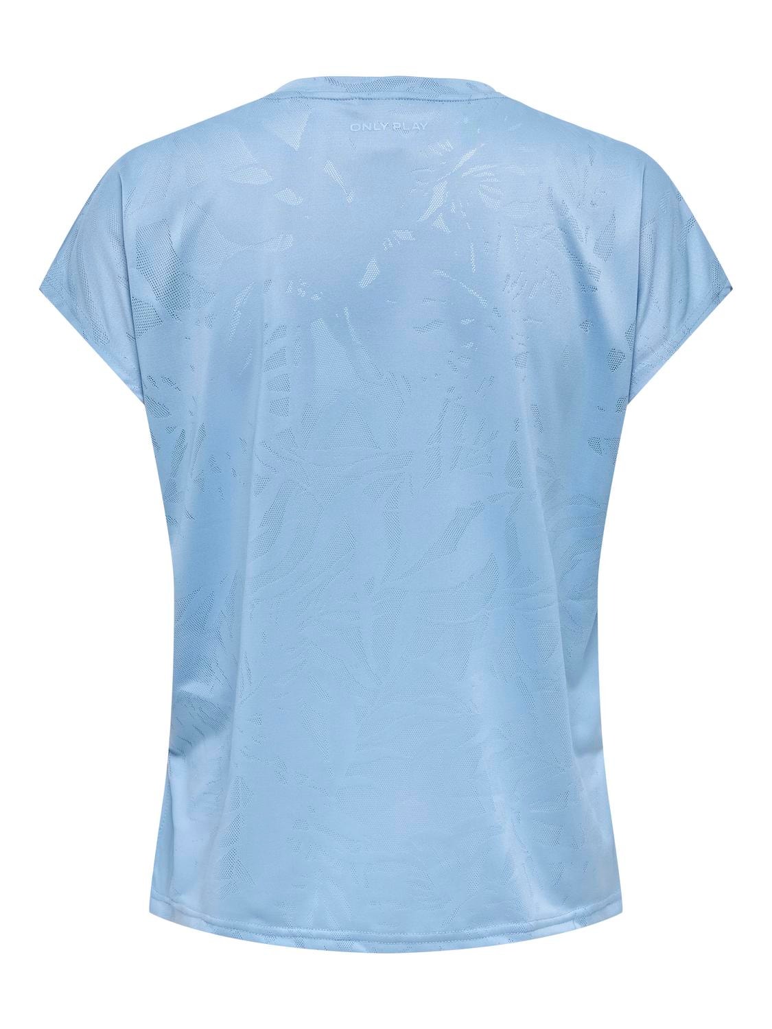 ONLY Loose fit V-Hals Vleermuismouwen T-shirts -Blissful Blue - 15318944