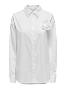 ONLY Regular fit Overhemd kraag Overhemd -Cloud Dancer - 15319038